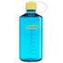 Atoll blue Nalgene 32oz Narrow mouth Water Bottle with green lid