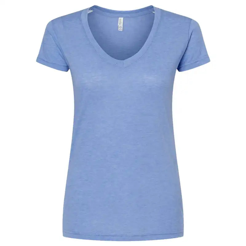 M&O Knits Heather blue Ladies tee