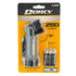 Dorcy swivel flashlight in packaging.