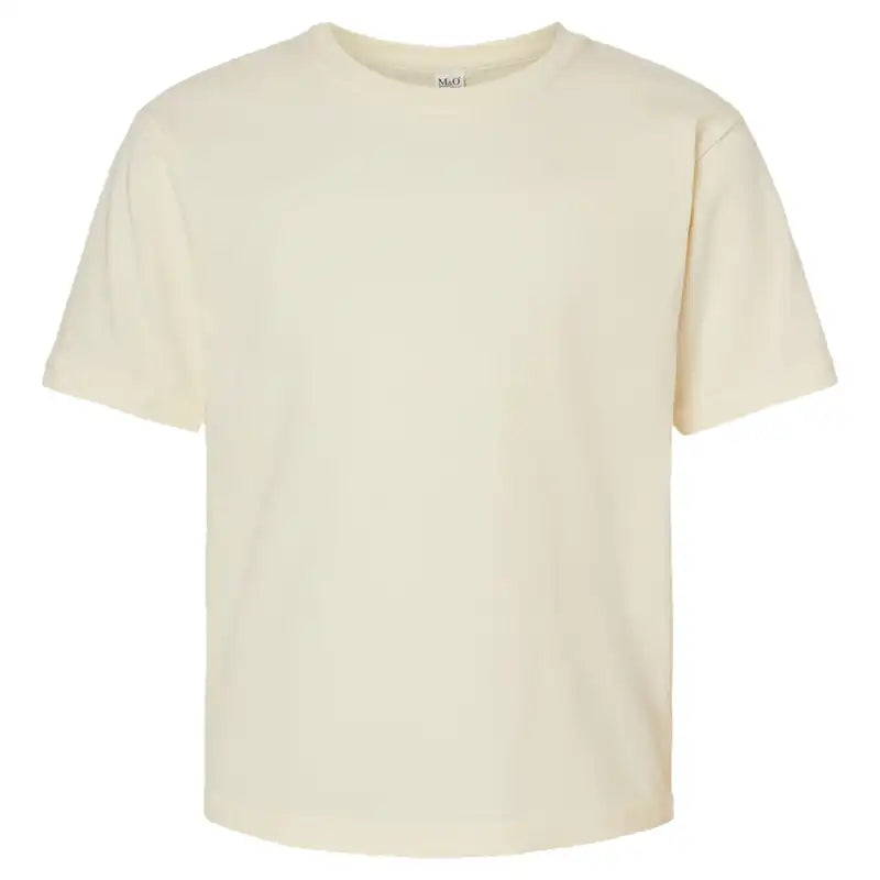 M&O Knits Sport Kids Tee Natural