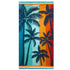 Jacquard Cotton Beach Towel - Palm tree Design