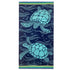 Jacquard Cotton Beach Towel - Turtles