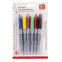 Office Works Colour Waterproof Markers 6pk
