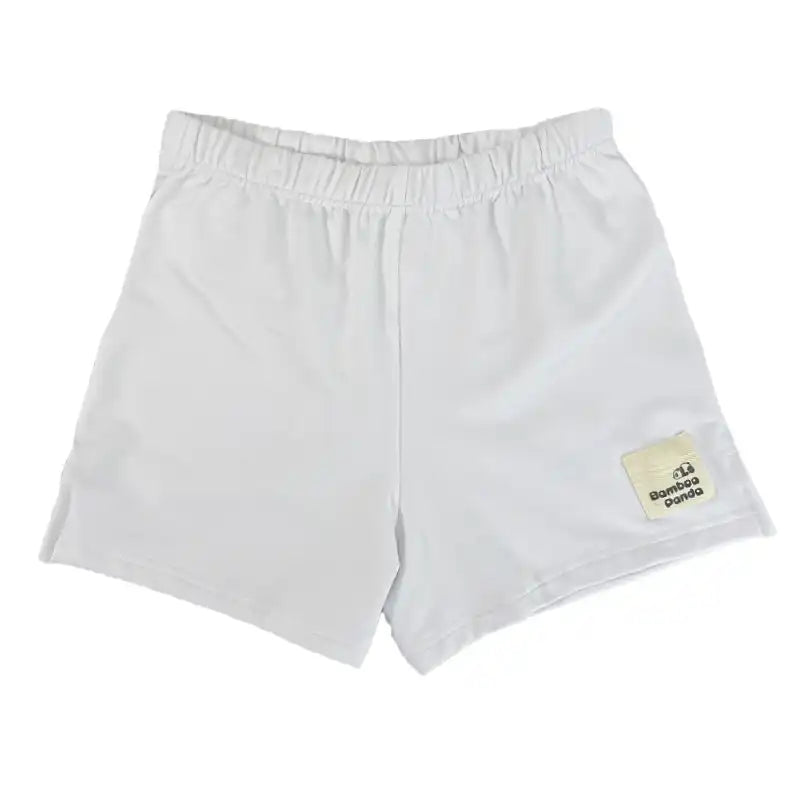 White Summer '91 Bamboo Panda Shorts