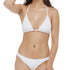 Eidon White women's bikini