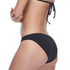 Profile view Eidon Black Bikini Swim Bottoms