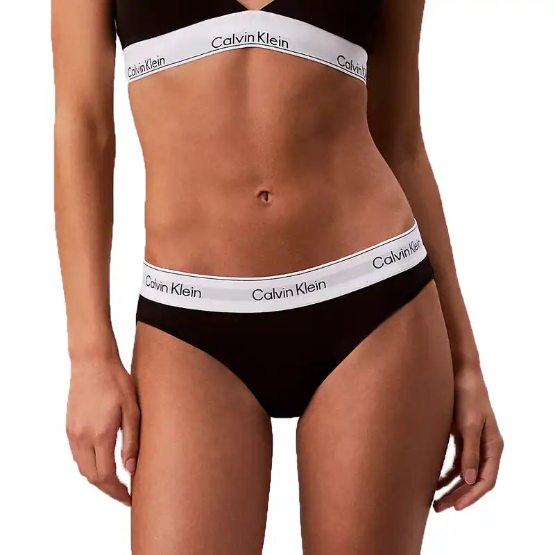 Calvin Klein Icon Cotton Modal Bikini Black