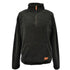 Black zip fleece top