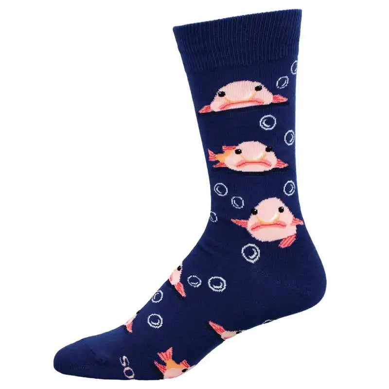 'Blobfish' Men's Printed Socks