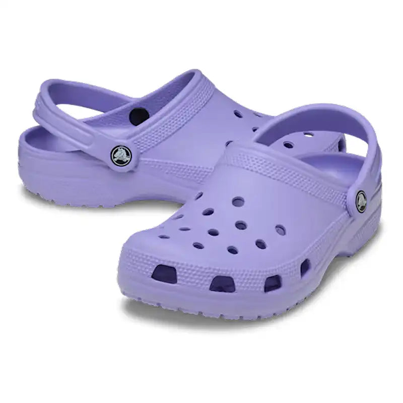 Mystic Purple Croc Clogs Pair