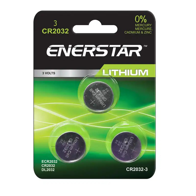 Enerstar CR2032 Button Battery 3pk