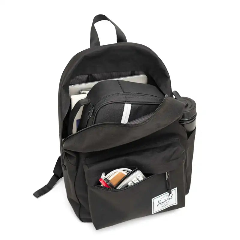 Herschel Classic Backpack Black Open