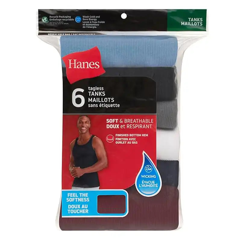 Men's Hanes Tank Top colours