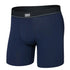 Saxx Men's Boxer Brief - Essential Cotton Navy