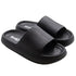 Women's black slides