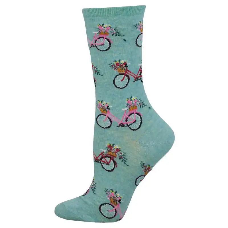 'Floral Cruiser' Women's printed socks