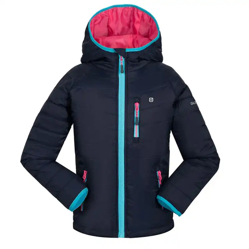 Midnight Acacia Girls Lightweight Quilted Jacket