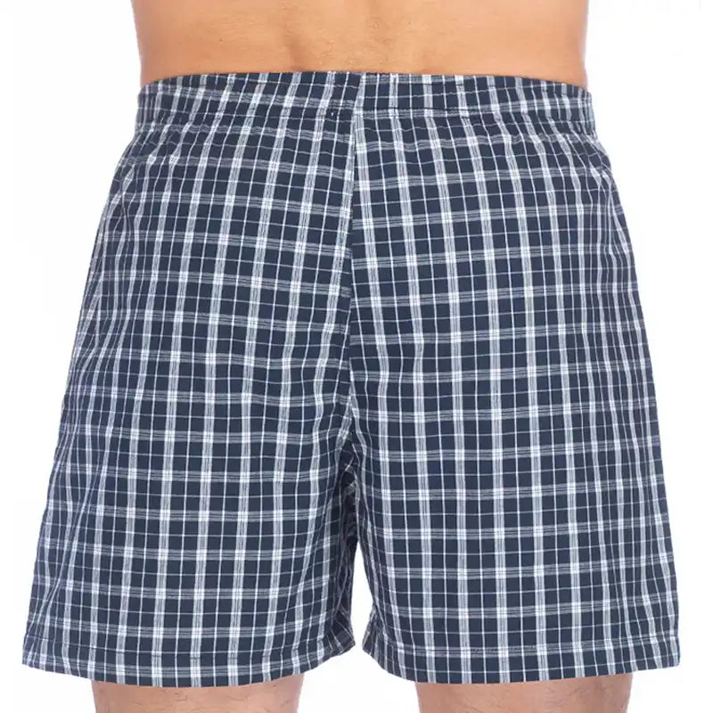 Joe Boxer Blue and White Boxer Shorts