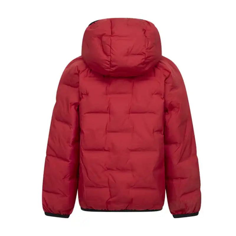 Back of Jordan Boys Hooded Puffer Jacket