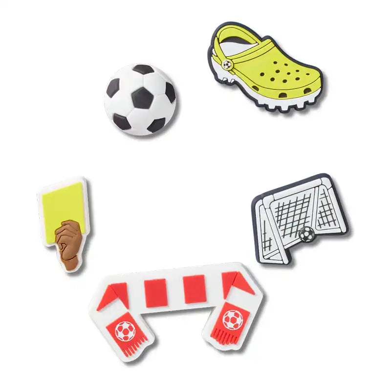Crocs Jibbitz 5pk: Soccer