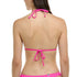 Back View Kali Triangle Slider Bikini Top - Dragonfruit