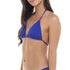 Profile view of a Kali Triangle Slider Bikini Top - Galaxy