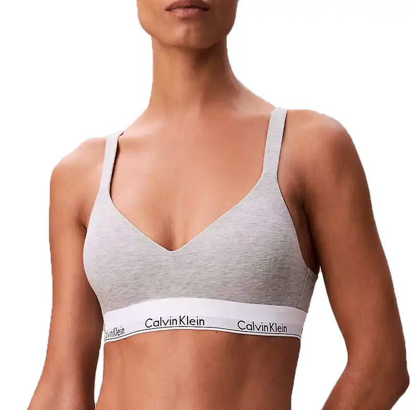 Grey Calvin Klein Icon Cotton Modal Bralette
