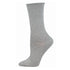 Light Grey Women's Bamboo Roll Top Socks