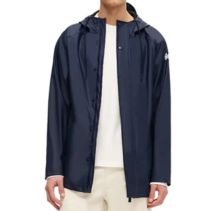 Men's Torrential Short Rain Jacket in Navy