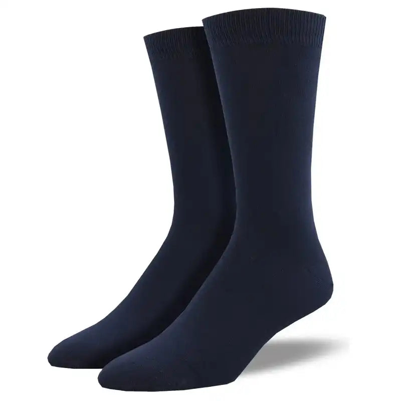 Black Socksmith Men's Bamboo Cew Sock