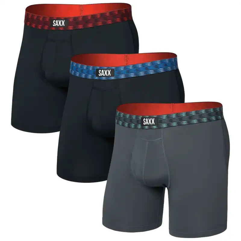 Saxx Men's Boxer - Multi-Sport Mesh 3pk