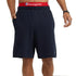 Navy cotton gym short