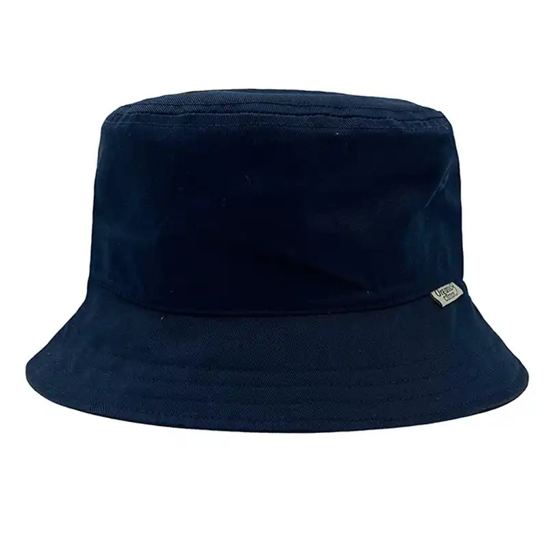 Kids Cotton Bucket Hat Navy