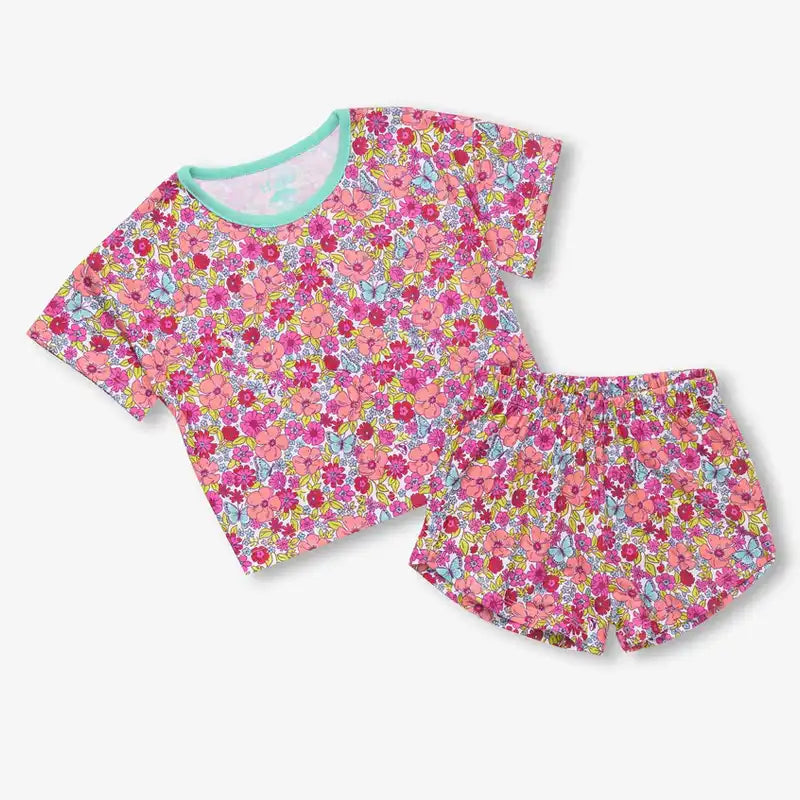 Girls Hatley Short Groovy Pajama Set