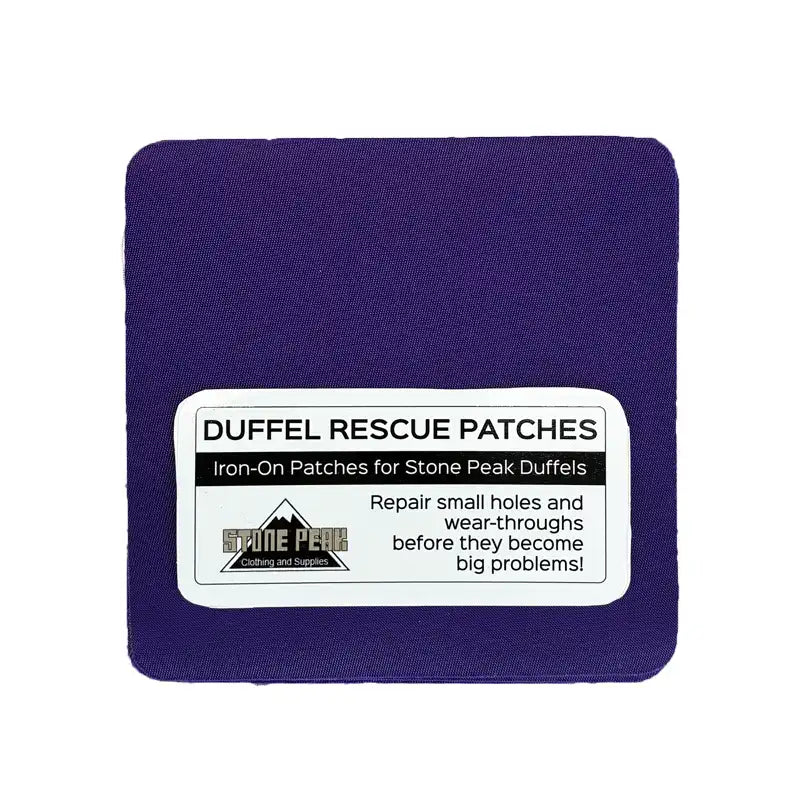 Duffel Rescue Iron-on Patch in Purple