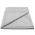 Cot Sized Microfiber Sheet Set Grey