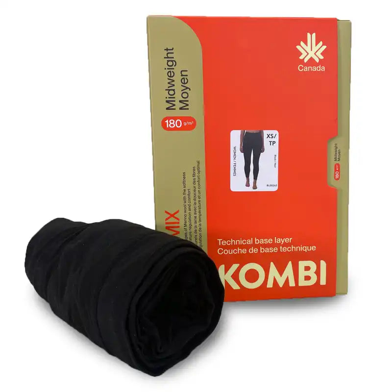 Black base layer with Kombi packaging