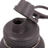Grey Water bottle lid with threaded drinking spout