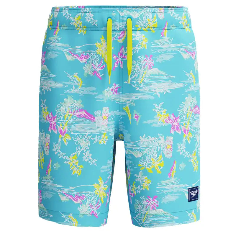 Speedo Boys Redondo Volley 15" Swim Short Picton Blue