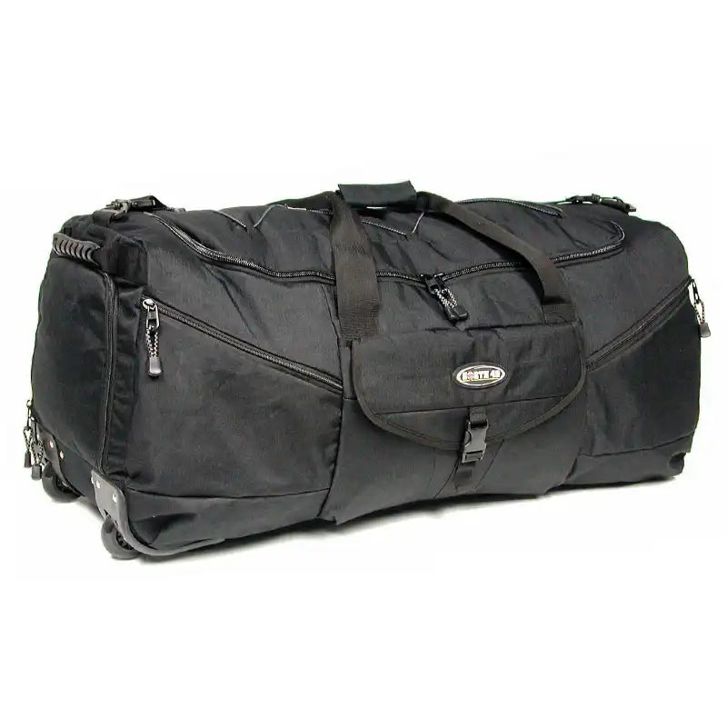 Black rolling duffel bag