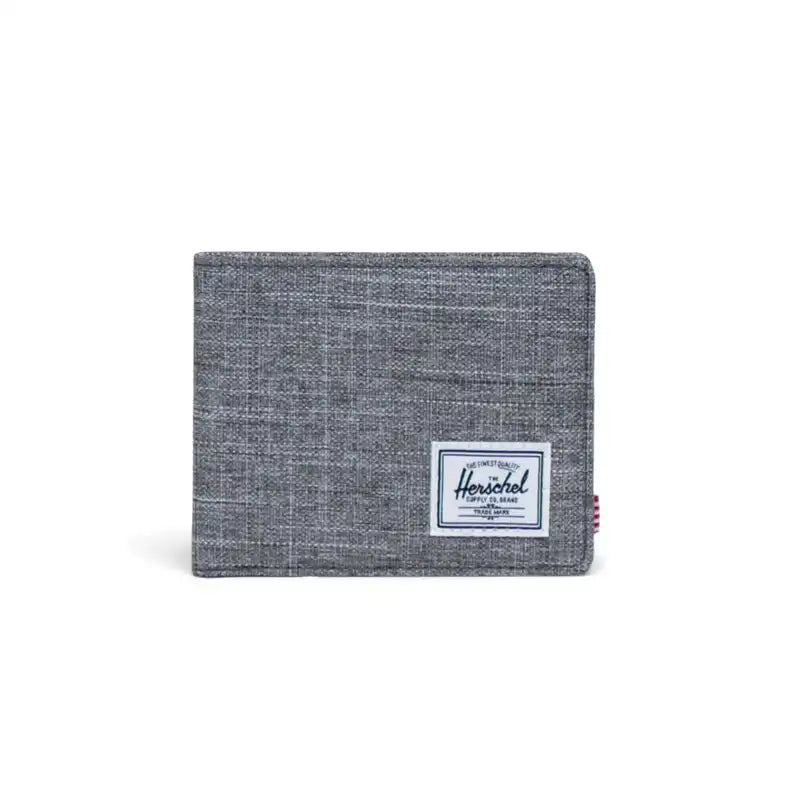 Herschel Roy Wallet Raven Crosshatch