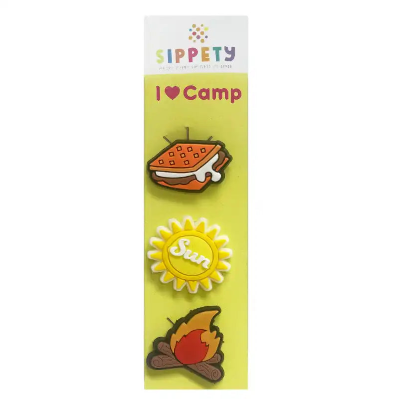 Sippety Charms I Love Camp 3 pack