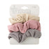Stylin' Ribbed Scrunchies 3pk