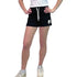 Black Bamboo Panda fleece retro Shorts