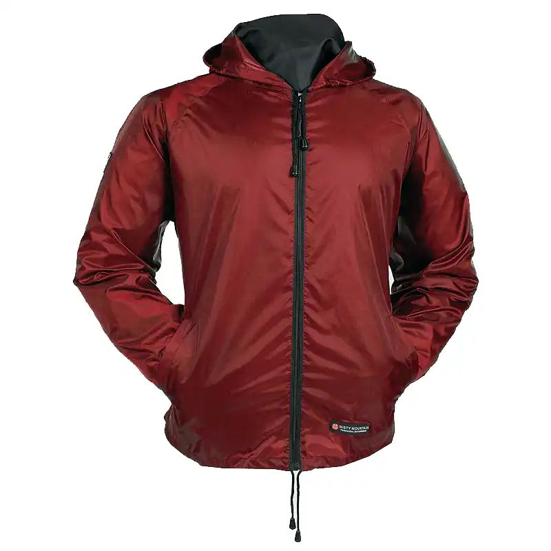 Red Misty Mountain Ultralight Packable Rain Jacket