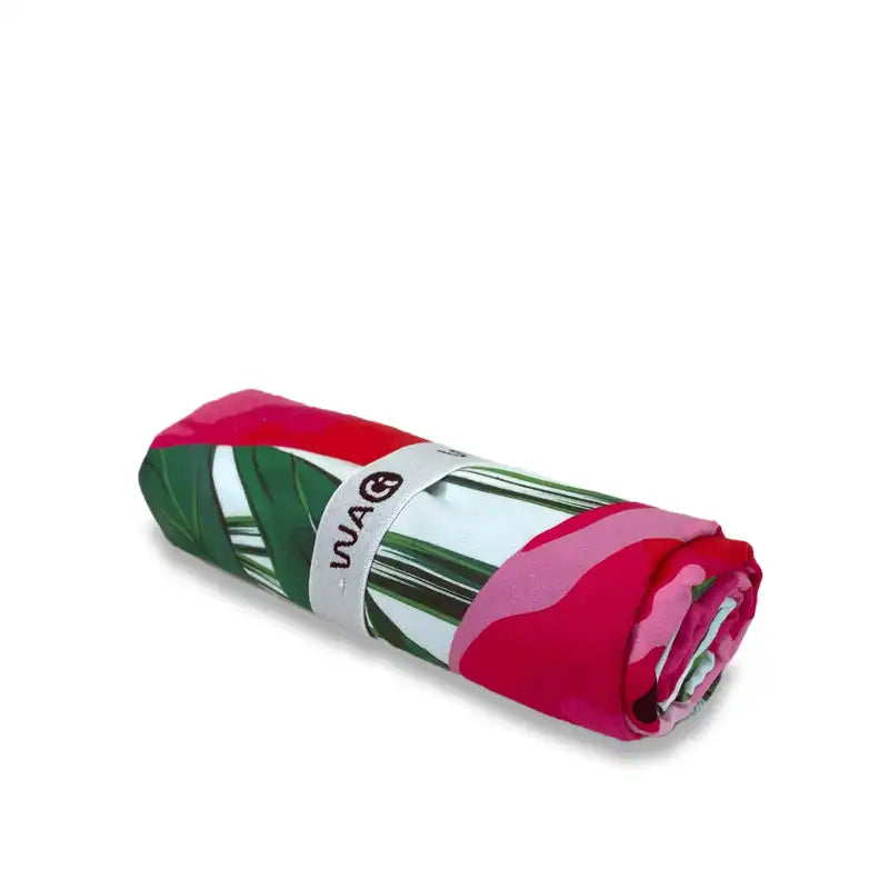 Rolled travel towel