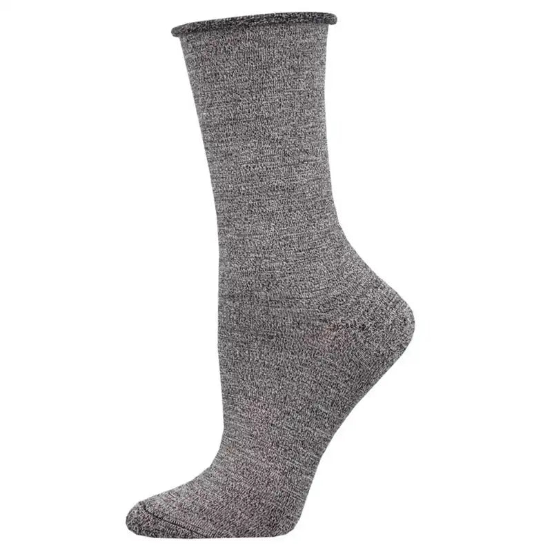 Marled Women's Bamboo Roll Top Socks