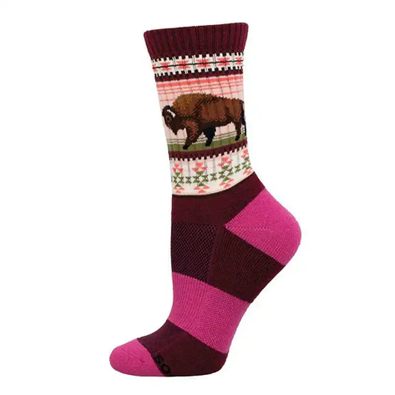 Compass Women's Merino Socks - Buffalo