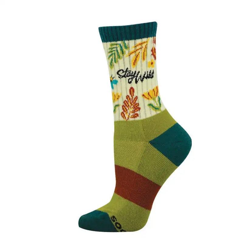 Compass Women's Merino Socks - Stay Wild