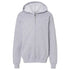 Grey Gildan kids zip up hood